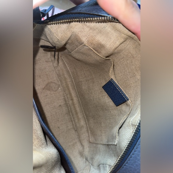 Gucci Blue and Tan Women's Bag - Picture 8 of 11